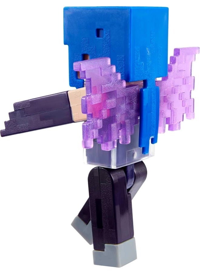 Minecraft Creator Series Spooky Wings Figure, Collectible Building Toy, 3.25-inch Action Figure with Accessories, Gift for Ages 6 Years & Older