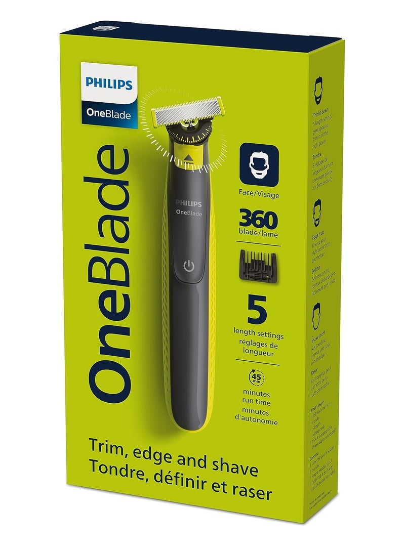 OneBlade 360 Face, Wet & Dry, Trim, Edge & Shave QP2724/22