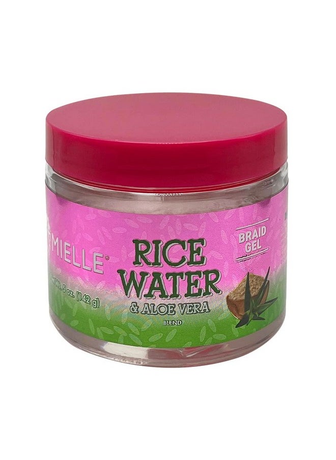 Mielle - Rice Water & Aloe Vera Blend - Length Retention For Dry & Damaged Hair Sulfate-Free Shampoo, Moisturizing Milk, Pink