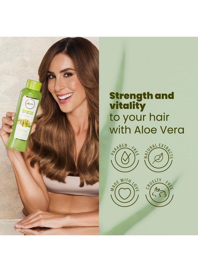 Aloe Vera Shampoo, Deep Cleansing For Greasy Hair And Scalp Cleanser, Provides Strength And Vitality To Your Hair, Salt And Paraben Free
