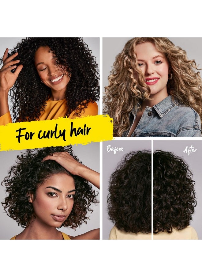 Curly Hair Shampoo, Strictly Curls - 3X Moisture For Curl Defining & Curl Enhancing - Shea Butter, Marula Oil, Aloe Vera & Coconut Cream - Sulfate Free & Color Safe For Dry Damaged Hair