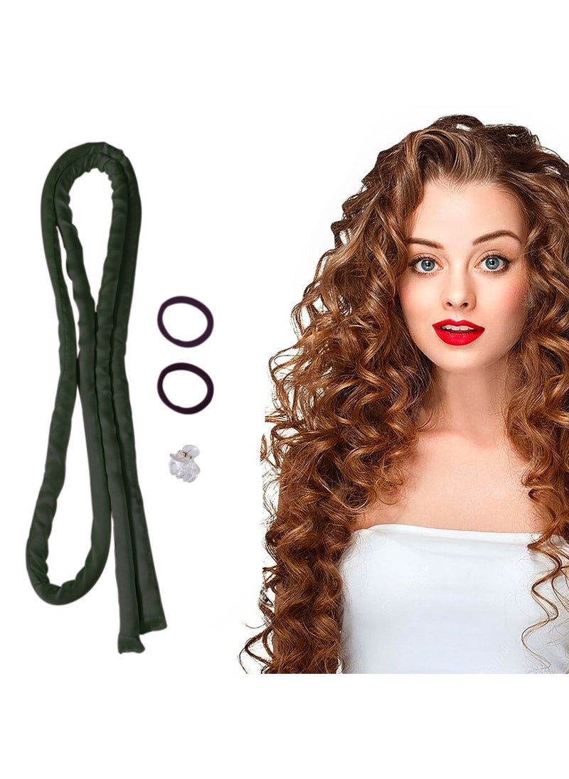 1 x 5 pcs 1.6M Extra-Long Wave Curler Wand Black