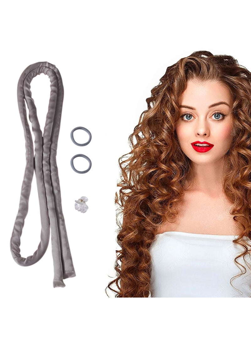 1 x 5 pcs 1.6M Extra-Long Wave Curler Wand Gray