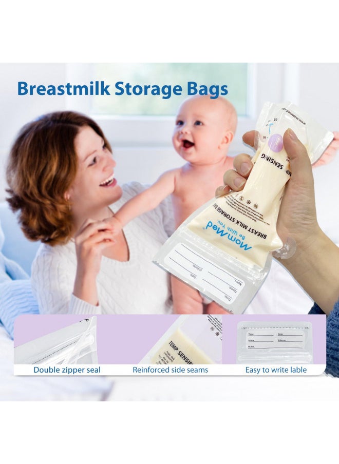 Breast Milk Storage Bags - 60 Pieces