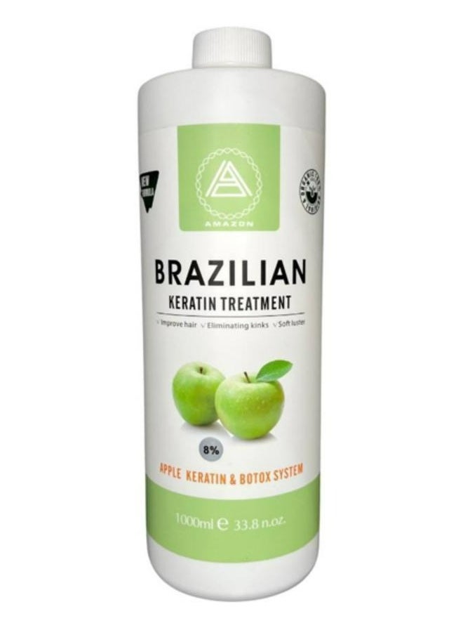 Brazilian Keratin Treatment Apple Keratin And Botox System 1000 ML