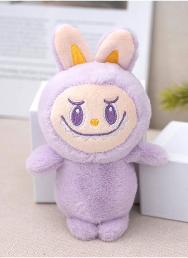 15cm Labubu Doll, Labubu Plush Doll, Stuffed Doll Cartoon Premium Soft Plush Figure Toy for Ages 3 u0026 Up, Purple