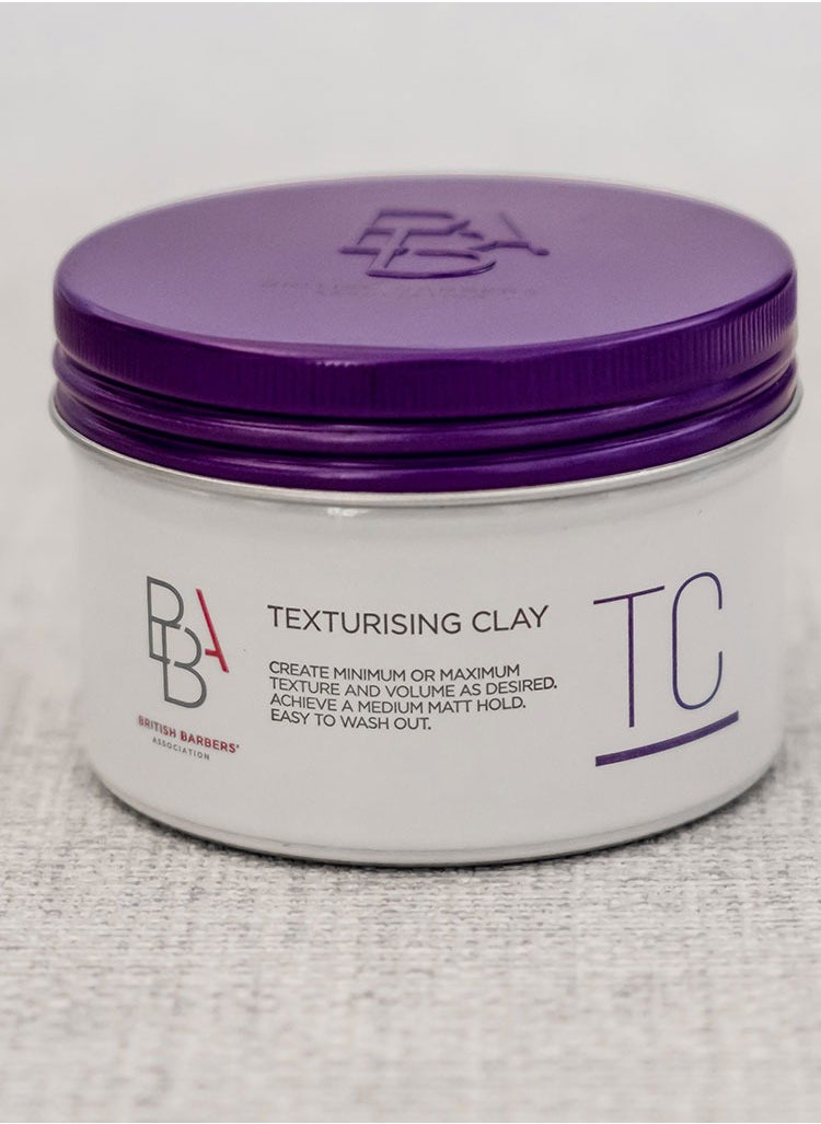 British Barbers Association BBA Texturising Clay, 3.63 Fl Oz