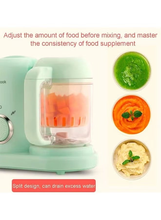 Baby Food Processor, Baby Cooking Machine,Babycook， Baby Food Supplement Machine,  Baby Multi Function Cooking And Stirring All In One Machine，Green