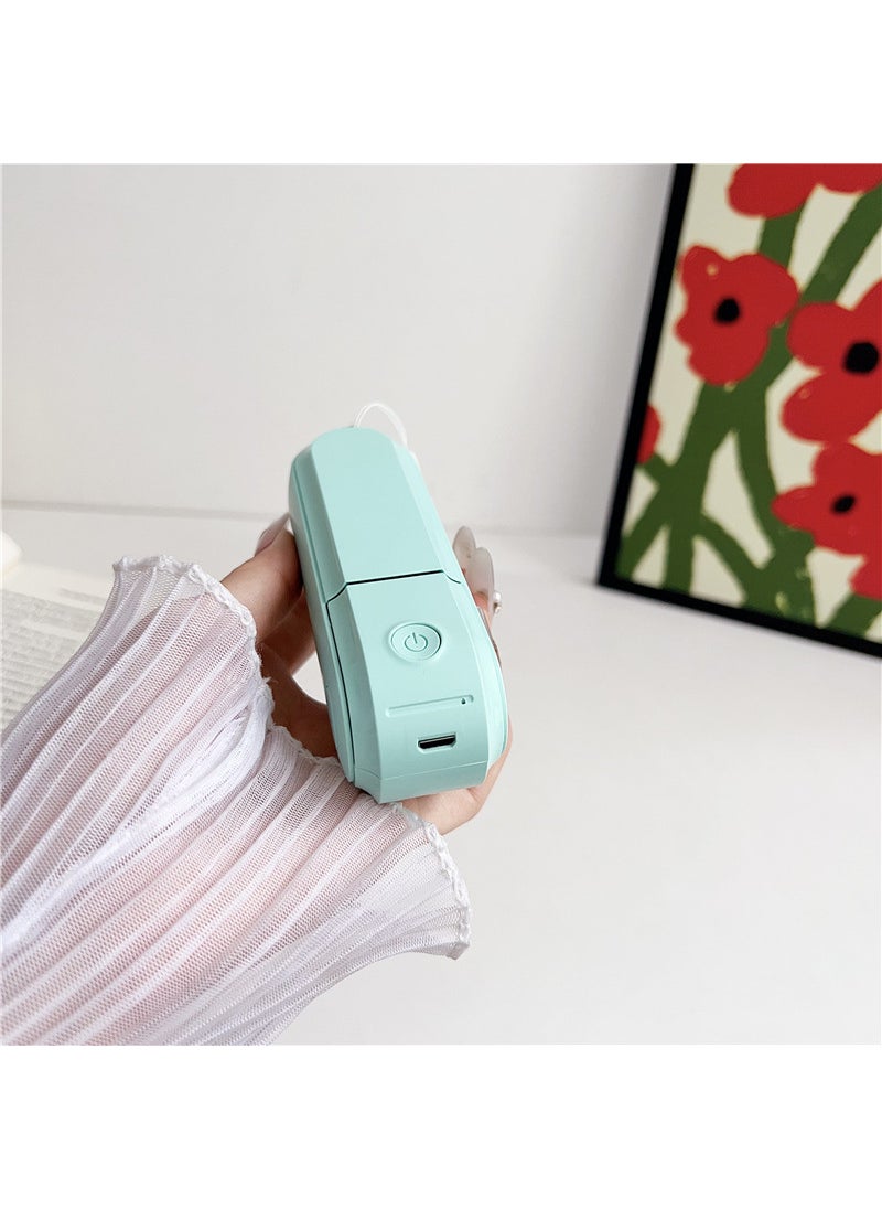 Rechargeable Mini USB Fan with Custom LogoF06 green [Android interface/1500mAh function: foldable/mobile phone bracket/mirror]] F06 green [Android interface/1500mAh function: foldable/mobile phone bracket/mirror]]