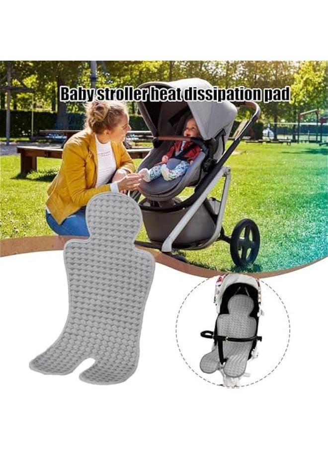 Baby Car Seat Cooling Pad | Baby Chair Ice Cushion | Portable Cooling Mat Stroller | Car Seat for Hot Days - Beat The Heat with Our Child-Friendly Cooling Solution, Refer to description, Gray