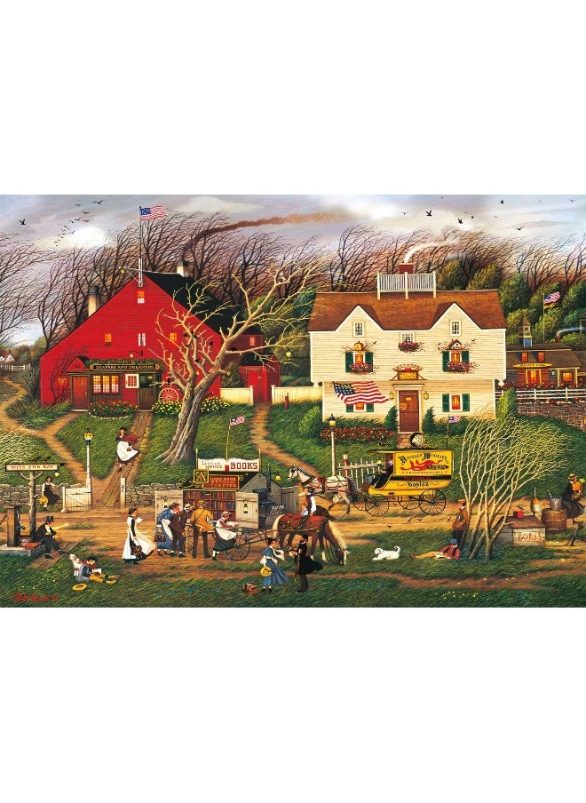 Buffalo Games - Charles Wysocki - Fireside Companions - 300 Large Piece Jigsaw Puzzle