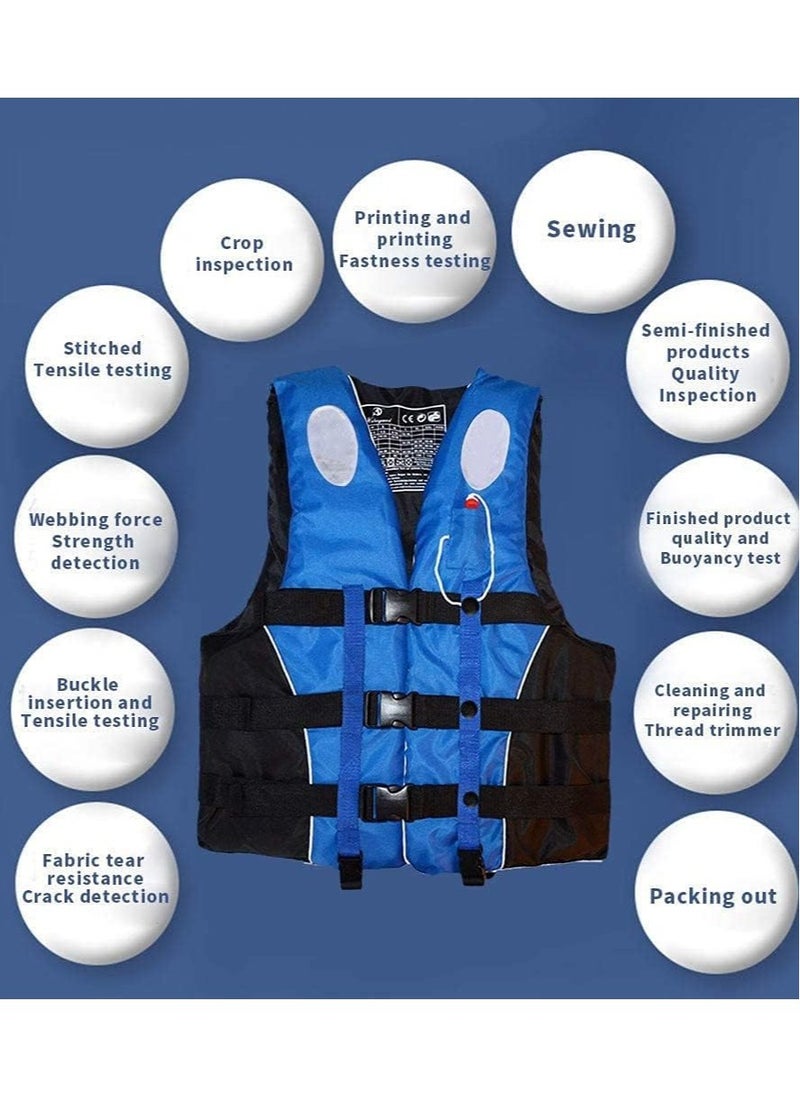 Swimming jacket, latest style, safety jackets, size Large (blue)