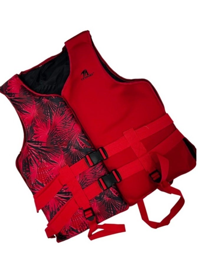 Swimming jacket, latest style, safety jackets, size Large (Red)