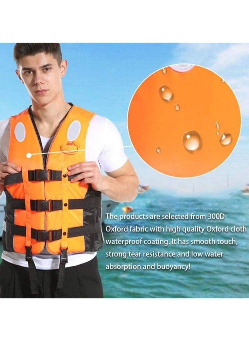 Swimming jacket, latest style, safety jackets, size Large (orange)