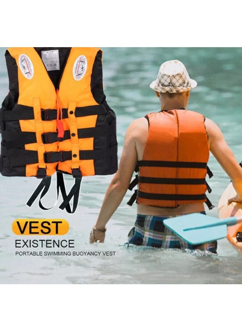 Swimming jacket, latest style, safety jackets, size Large (orange)