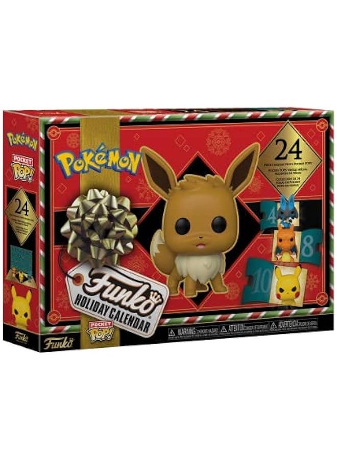 Pop! Holiday Calendar - Pokemon, 24 Pocket Pop! Vinyl Figures