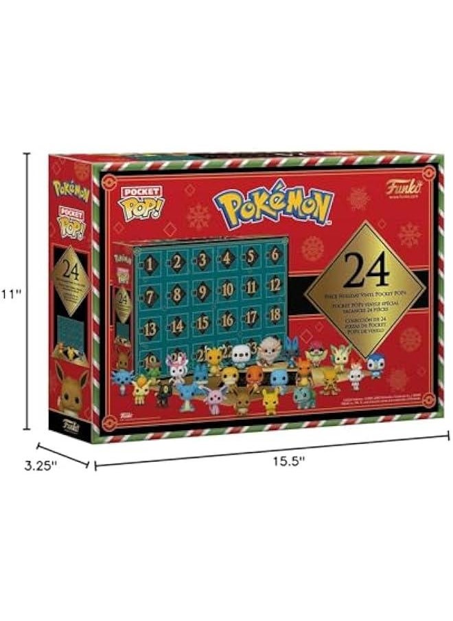 Pop! Holiday Calendar - Pokemon, 24 Pocket Pop! Vinyl Figures