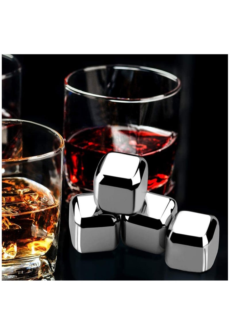 Creative Stainless Steel Ice Cube, Reusable Cooling Metal Ice Grains for Drinks, No-Dilution Not-melt Cooling Fast Cooler Drinks Cube