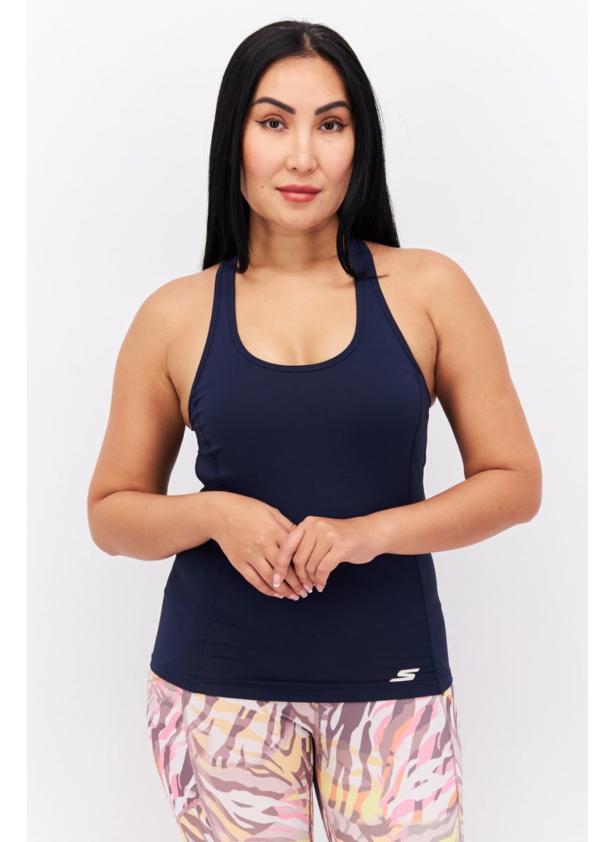 Women Sportswear Fit Training Top, Navy