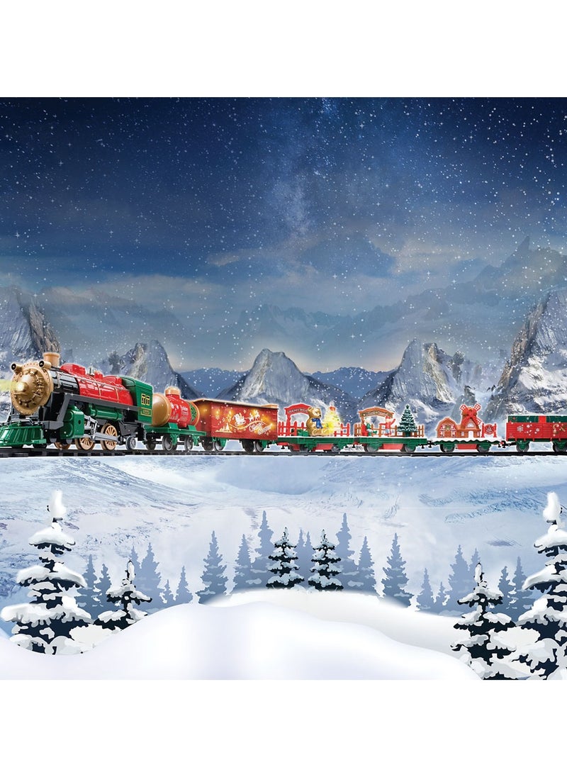 Santa Express Light-Up Christmas Train Set