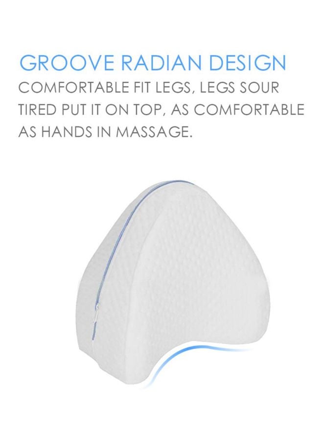 Leg Support Pillow White/Blue 250x155x230mm