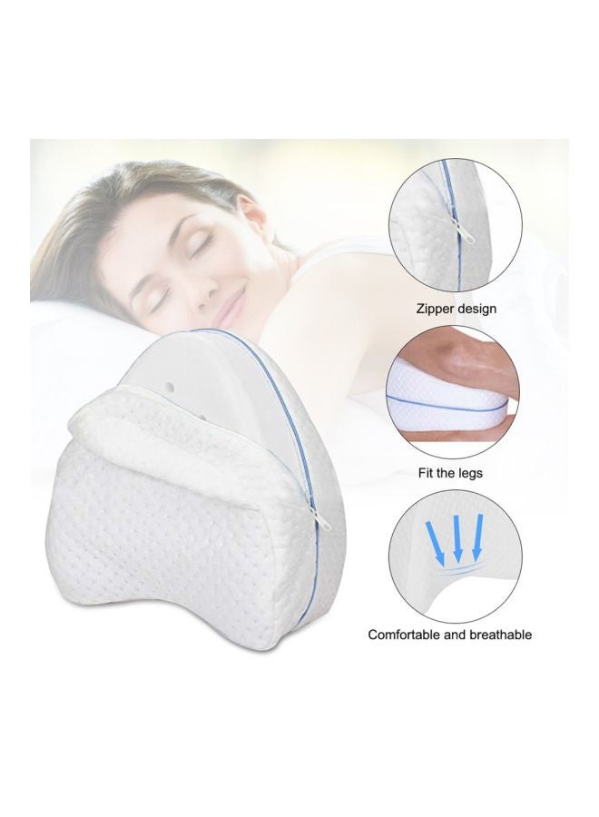 Leg Support Pillow White/Blue 250x155x230mm