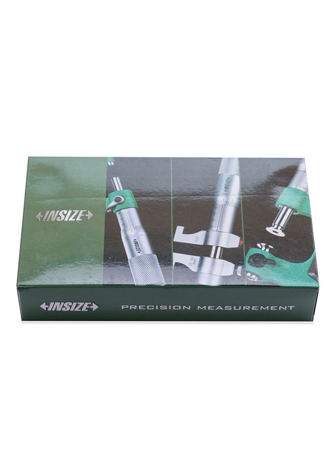 Outside Micrometer With Interchangeable Anvils Green/Silver