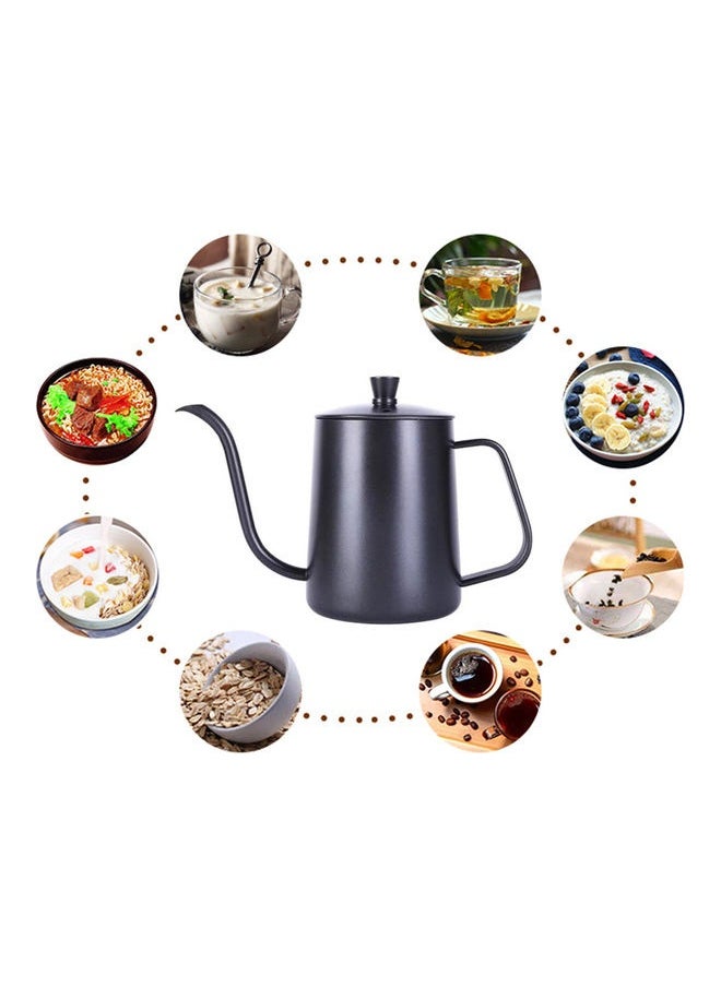 Portable Pour Over Drip Coffee Maker Set With Travel Case Black 34.5x30x15.5cm