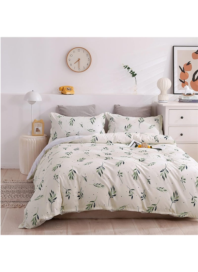 Printed Comforter Set Single Size Premium Cotton Bedding Set 6 Pieces Soft Comforter with Fitted Sheet 4 Pillowcases Wrinkle Fade & Resistant Free Extra Soft Deep Pocket Comforter Set for Single Size