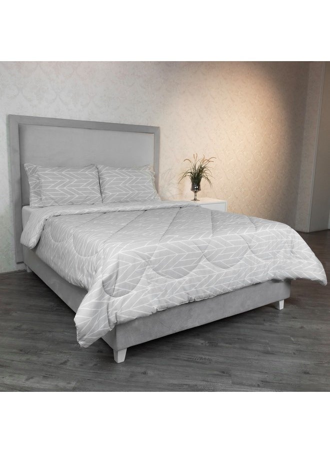 Malta 3-Pieces Centrum Printed Cotton Super King Comforter Set 240 x 240 cm