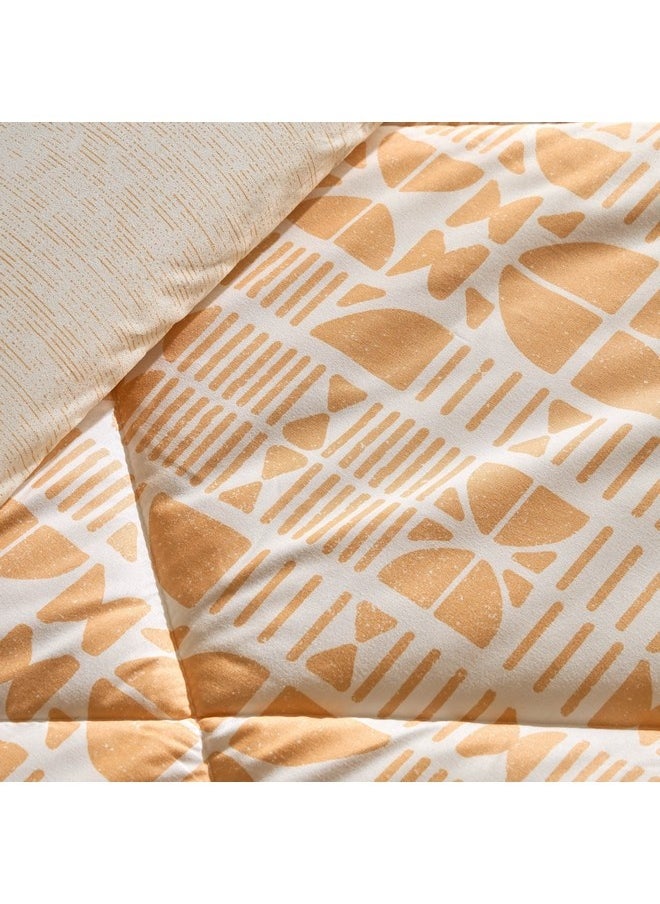 Matrix Coral Microfiber Queen Comforter 240 x 200 cm