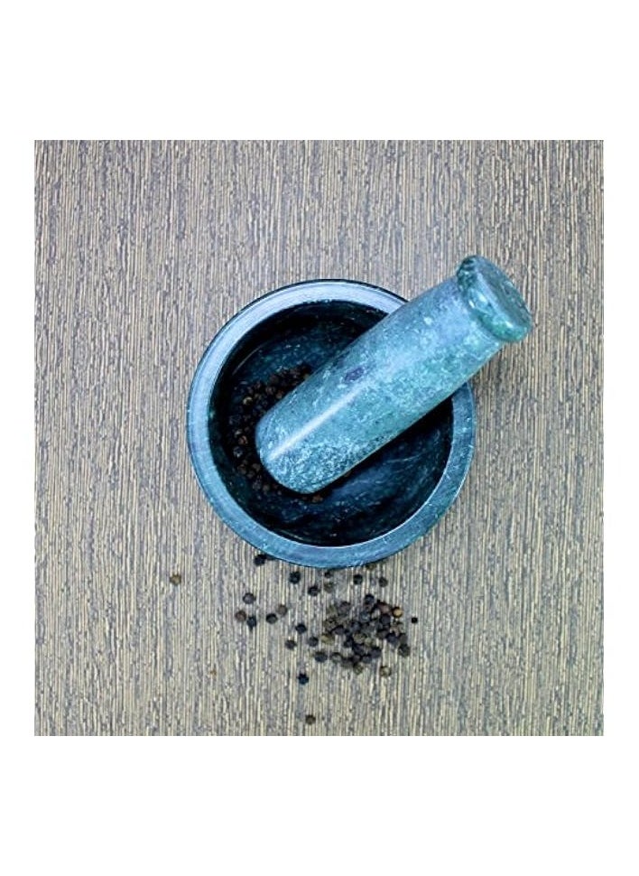Diameter Natural Stone Mortar And Pestle Set As Spice Grinder, Medicine Masher - Okhli And Musal