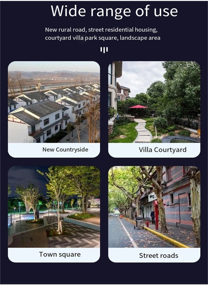 High-grade LED outdoor lighting, solar floodlight garden light, outdoor terrace firefly starlight floodlight