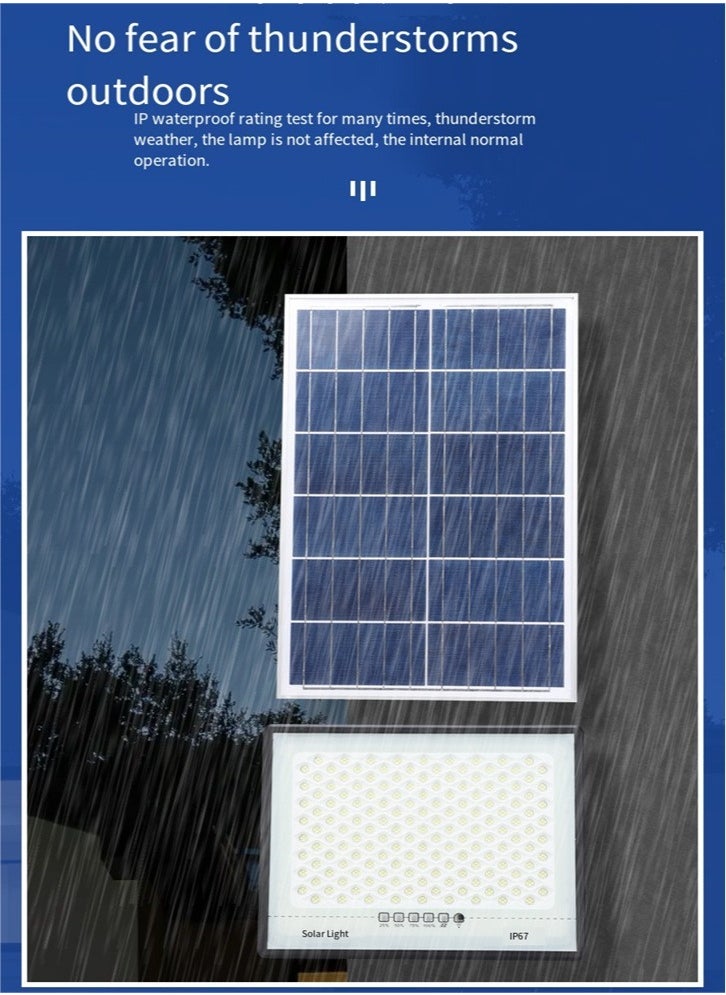High-grade LED outdoor lighting, solar floodlight garden light, outdoor terrace firefly starlight floodlight