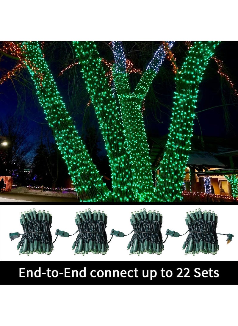 50-Meter String of 480 Multi-Color Lights for Vibrant and Festive Illumination