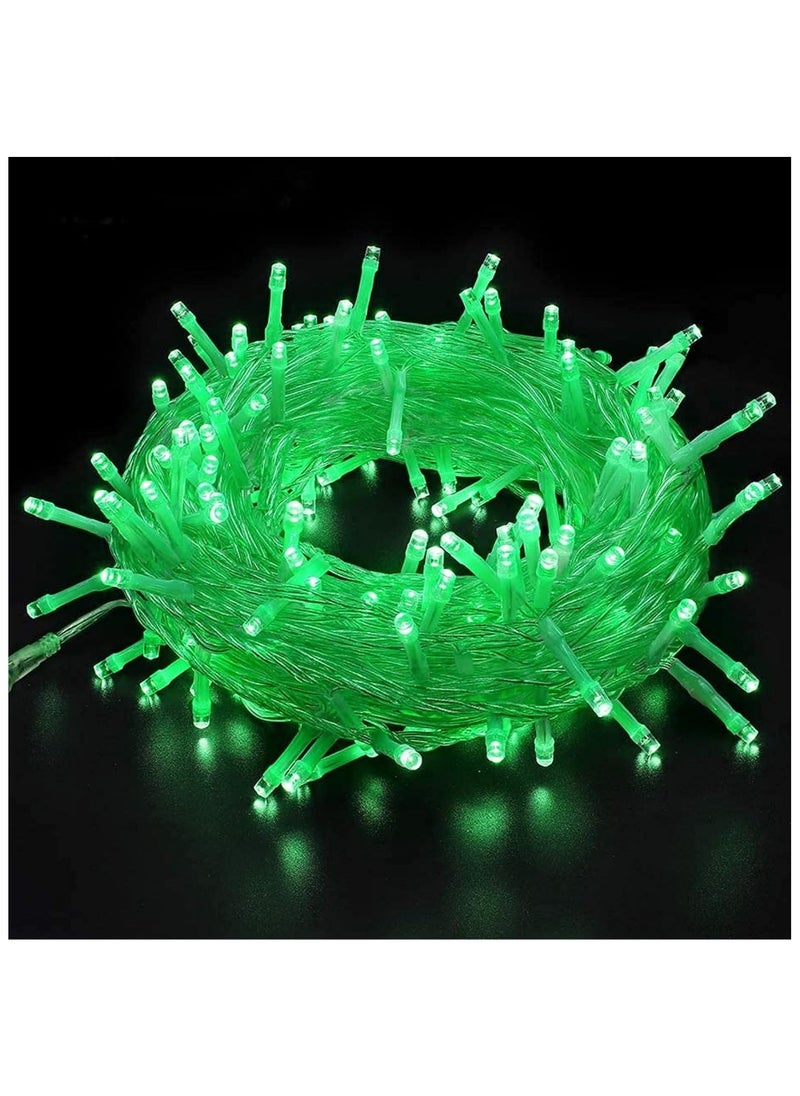 50 LEDs String Light Green Color Combo for Home Office Bed Room Diwali Christmas Festival Decoration Large Size Series Waterproof Fairy Bulb