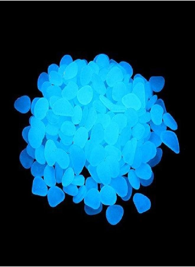 Party Zealot Inc 2lb 400PCS Glow in The Dark Pebbles Stones for Indoor and Outdoor Walkways Garden Driveway Large Bag Powered by Light and Solar (White)