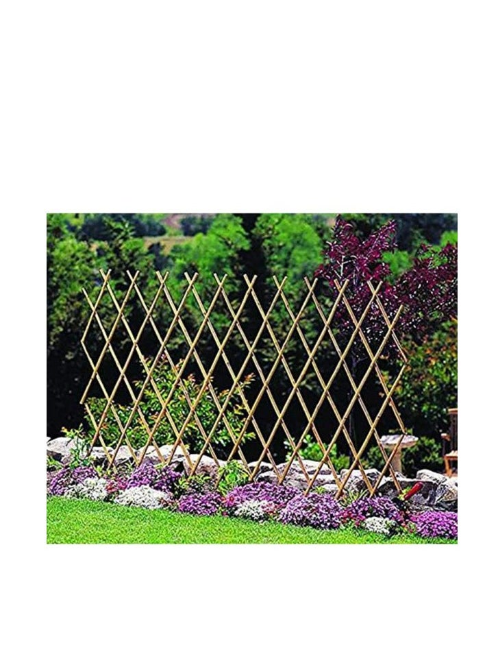 GL Bamboo Expandable Trellis 60x180cm | Adjustable Garden Fence | Natural Bamboo Support | Climbing Plant Trellis | Outdoor Decoration