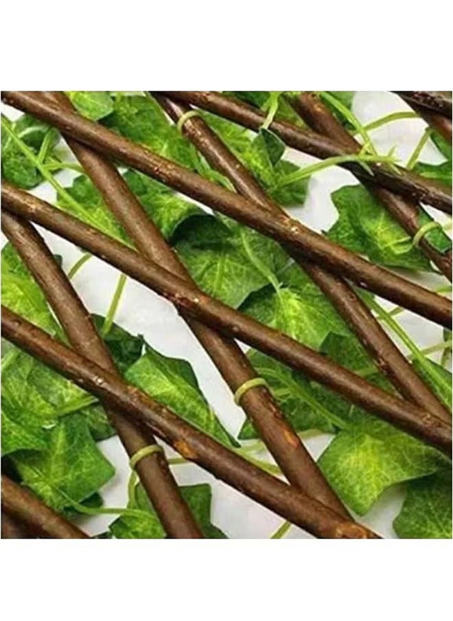 Used For Artificial Expandable Garden Green Leaf Fence And Decorative Fence 1.2m