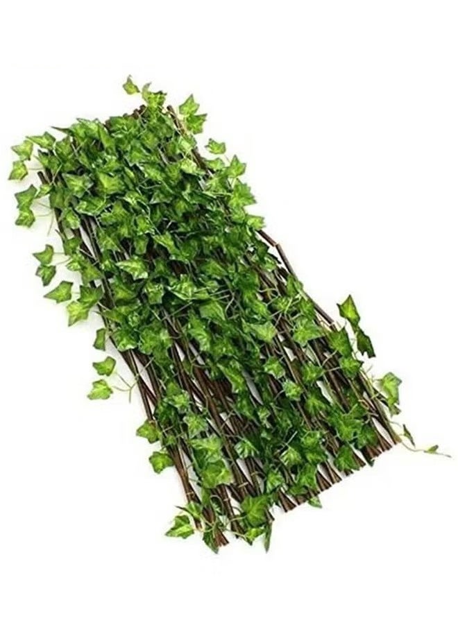 Used For Artificial Expandable Garden Green Leaf Fence And Decorative Fence 1.2m