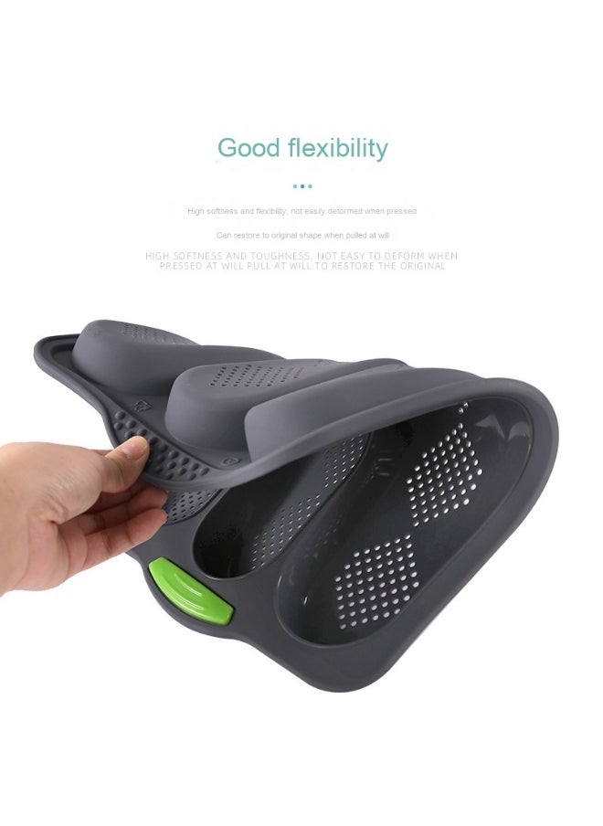 Silicone Baking Tools - Three-Slot French Bread Baking Pan with Easy Release Baguette Molds