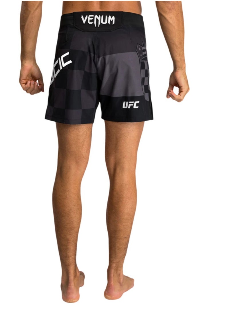 UFC UNRIVALED BY VENUM STIPE MIOCIC MENS SHORT FIT FIGHT SHORT BLACK