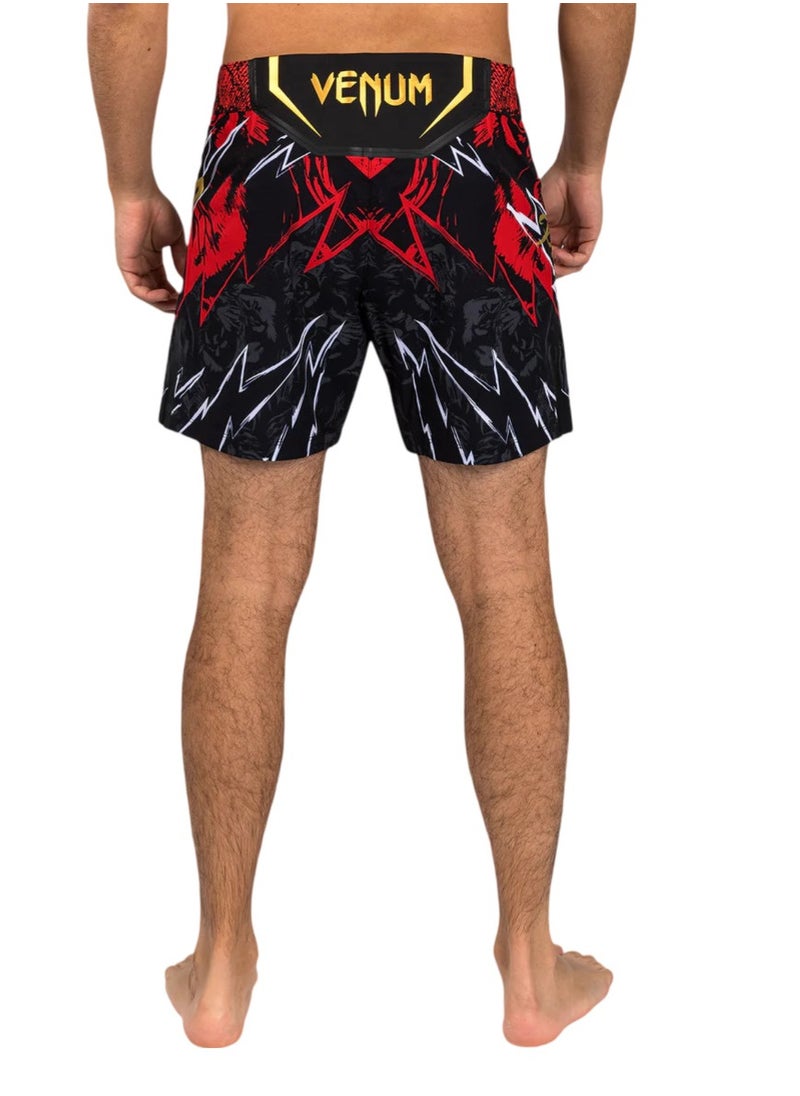 UFC UNRIVALED BY VENUM JON JONES MENS SHORT FIT FIGHT SHORT RED