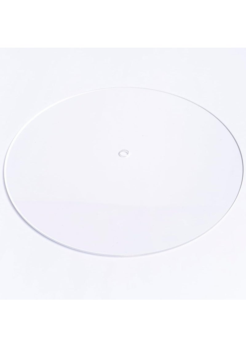 Ganaching Plate Round Acrylic Board with Hole in the Centre 16