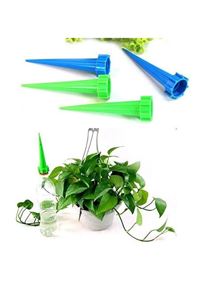 4 Pcs Automatic Watering Spikes Self Plant Watering Devices Drip Irrigation System, Flower Plant Waterers Bottle Irrigation System (Color Random)