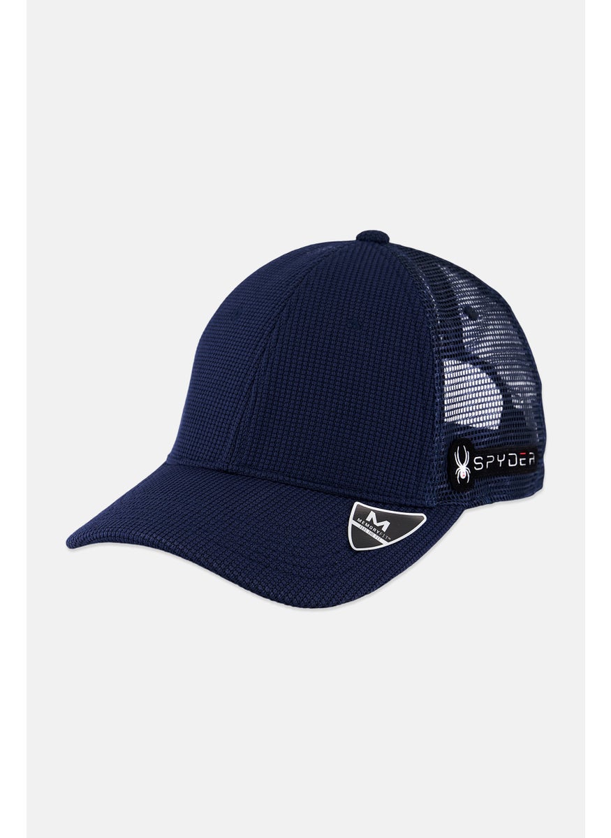 Men Textured Adjustable Cap, Navy