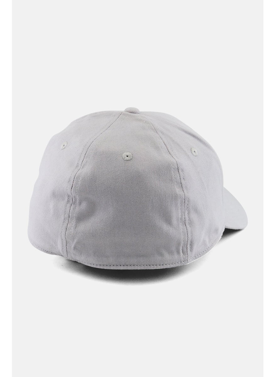 Men Brand Logo Sport Cap, Grey