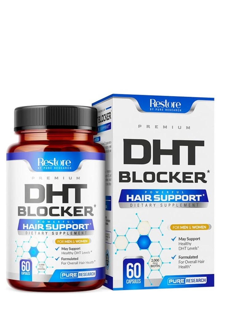 Restore DHT Blocker Hair Support 60 Capsules for Men & Women