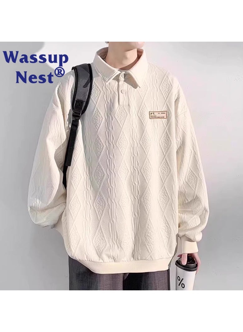 New WASSUP NEST Loose Casual Polo Shirt