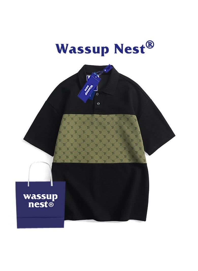 New WASSUP NEST Loose Casual Polo Shirt